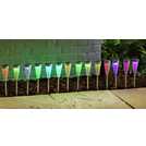 Habitat colour changing solar shop lights