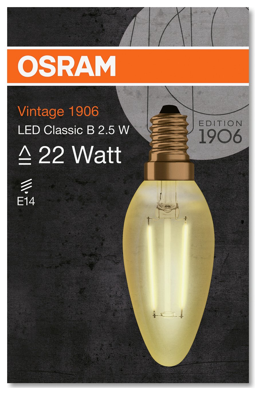 Osram Vintage 1906 2.5W LED Warm White SES Candle Bulb Review