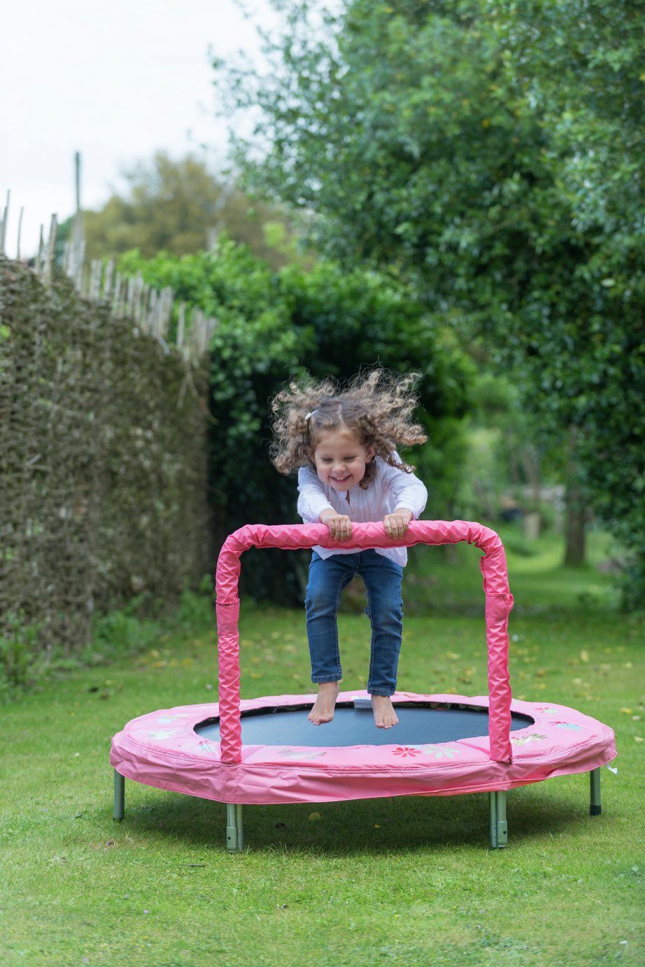 Bazoongi Bunny Mini Bouncer Trampoline