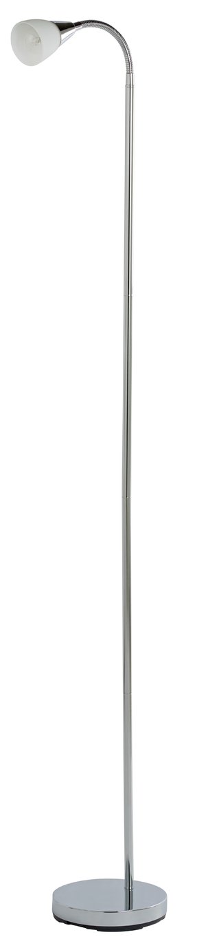 Argos Home Curico Chrome & Glass Floor Lamp