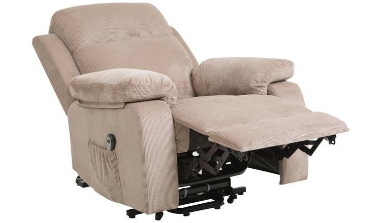 Argos Home Bradley Rise & Recline Single Motor Chair-Natural