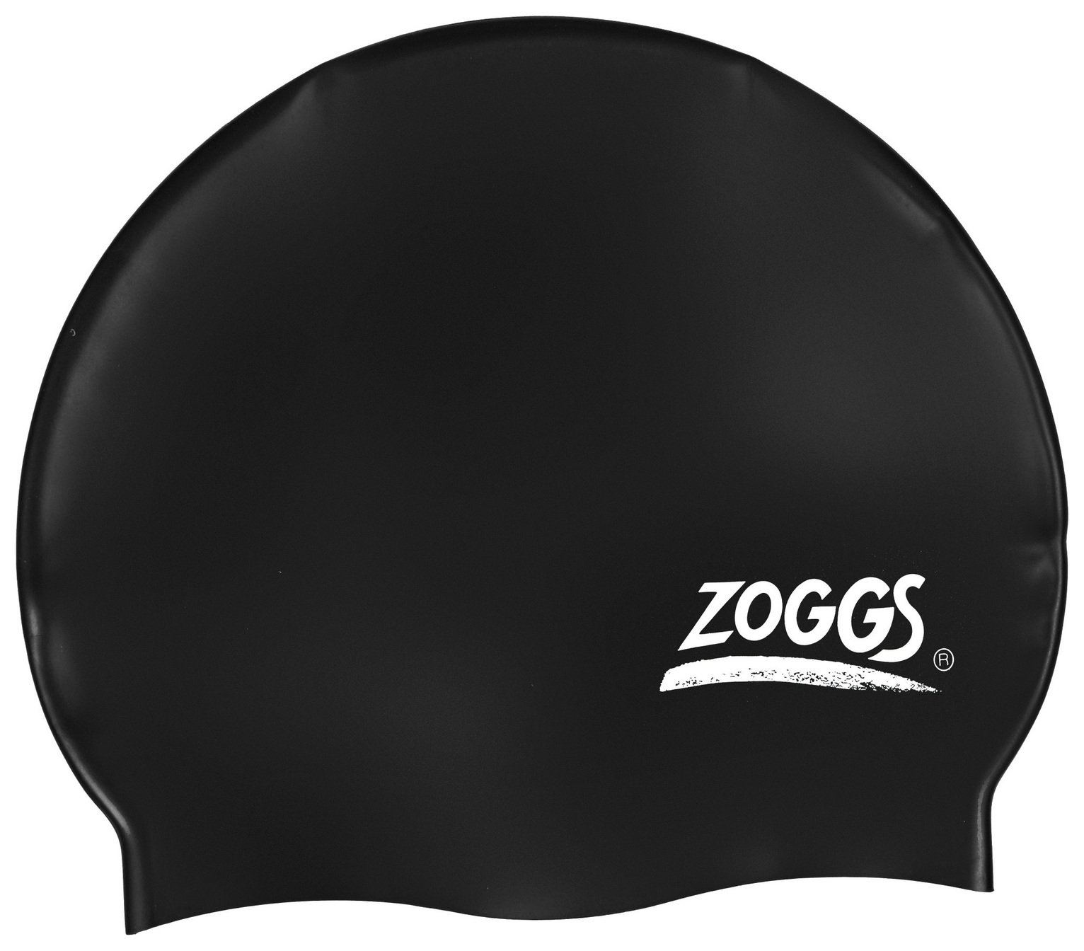 Zoggs Easy Fit Silicone Swimming Cap - Black