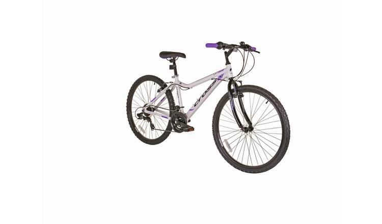 White and 2024 purple bike