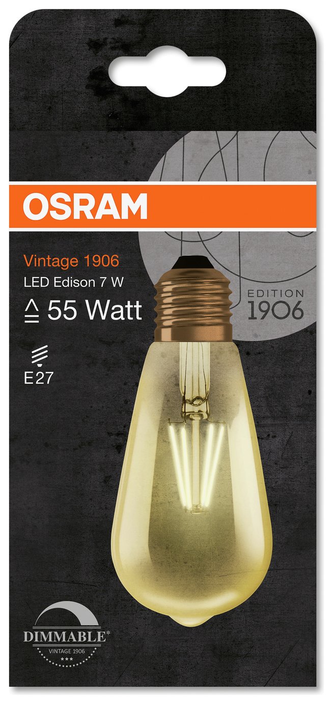 Osram Vintage 1906 7W LED Warm White Edison Bulb Review