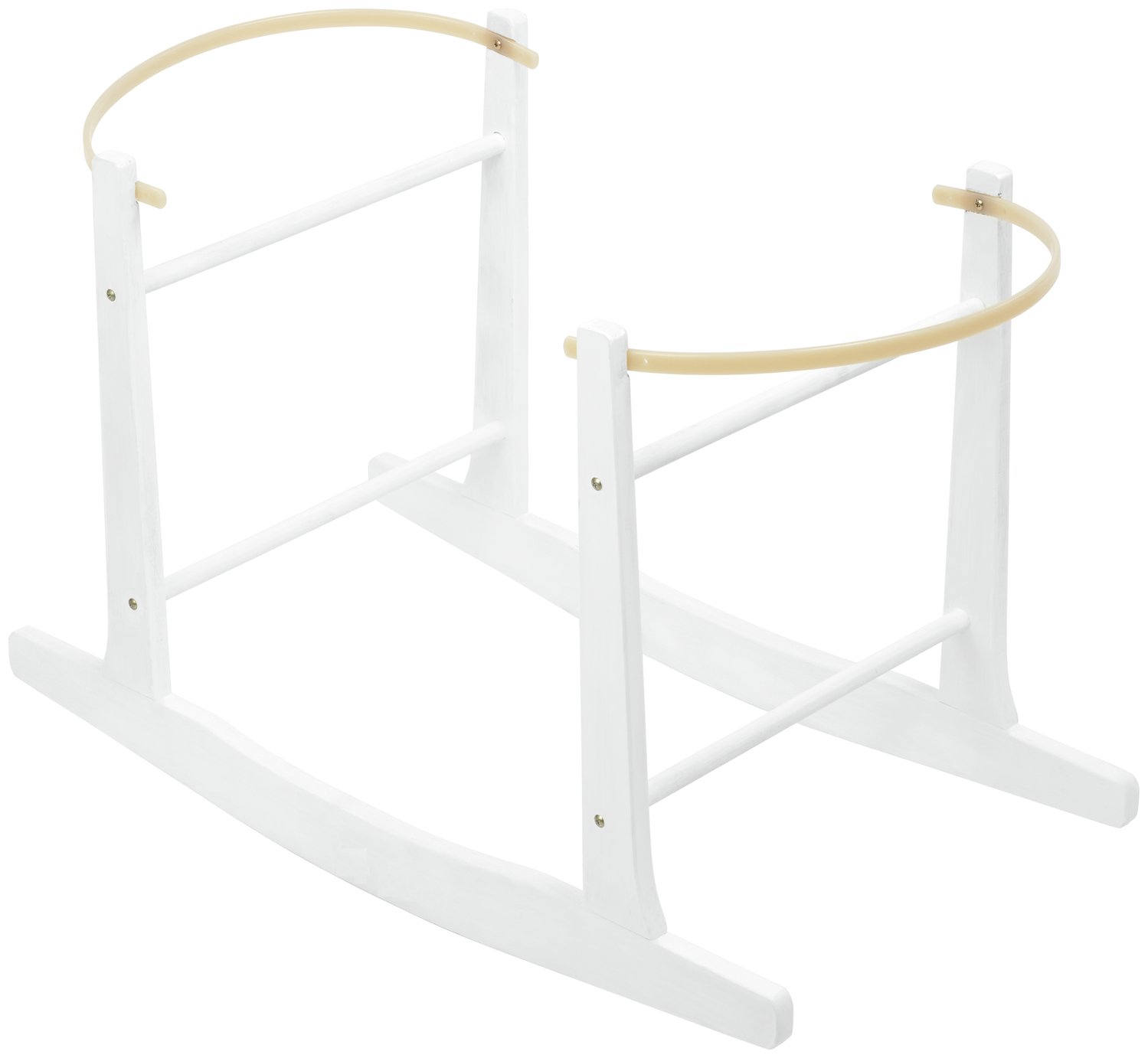 Cuggl White Wooden Rocking Stand