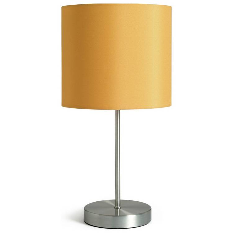 Argos Home Satin Stick Table Lamp - Mustard 0