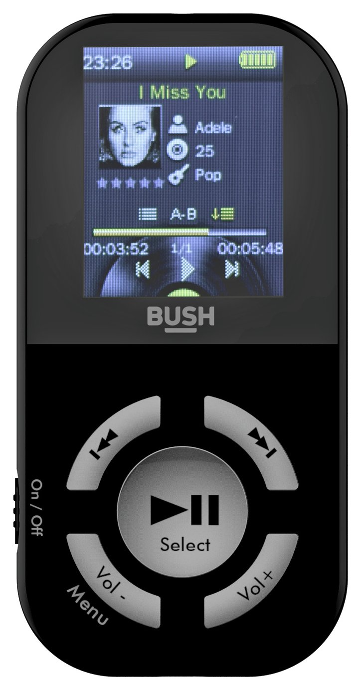 Bush 8GB MP3 Player With Camera -  Black