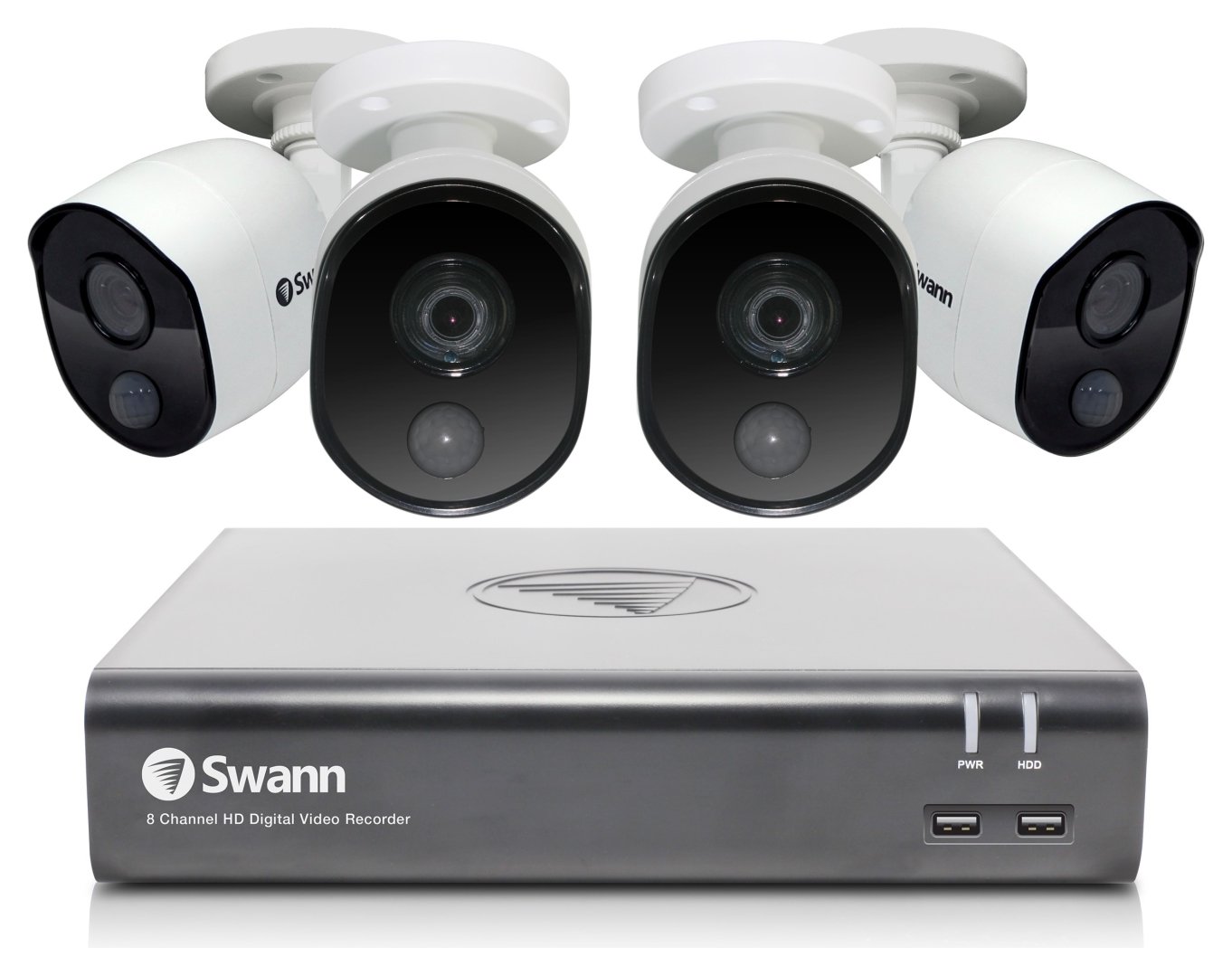 Swann 8-Channel 1080p DVR with 1TB HDD & 4 1080p Cameras