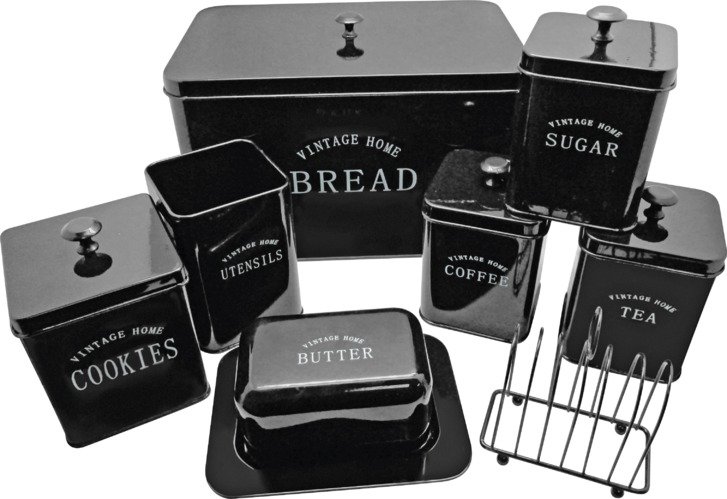 Argos Home 8 Piece Storage Set - Black