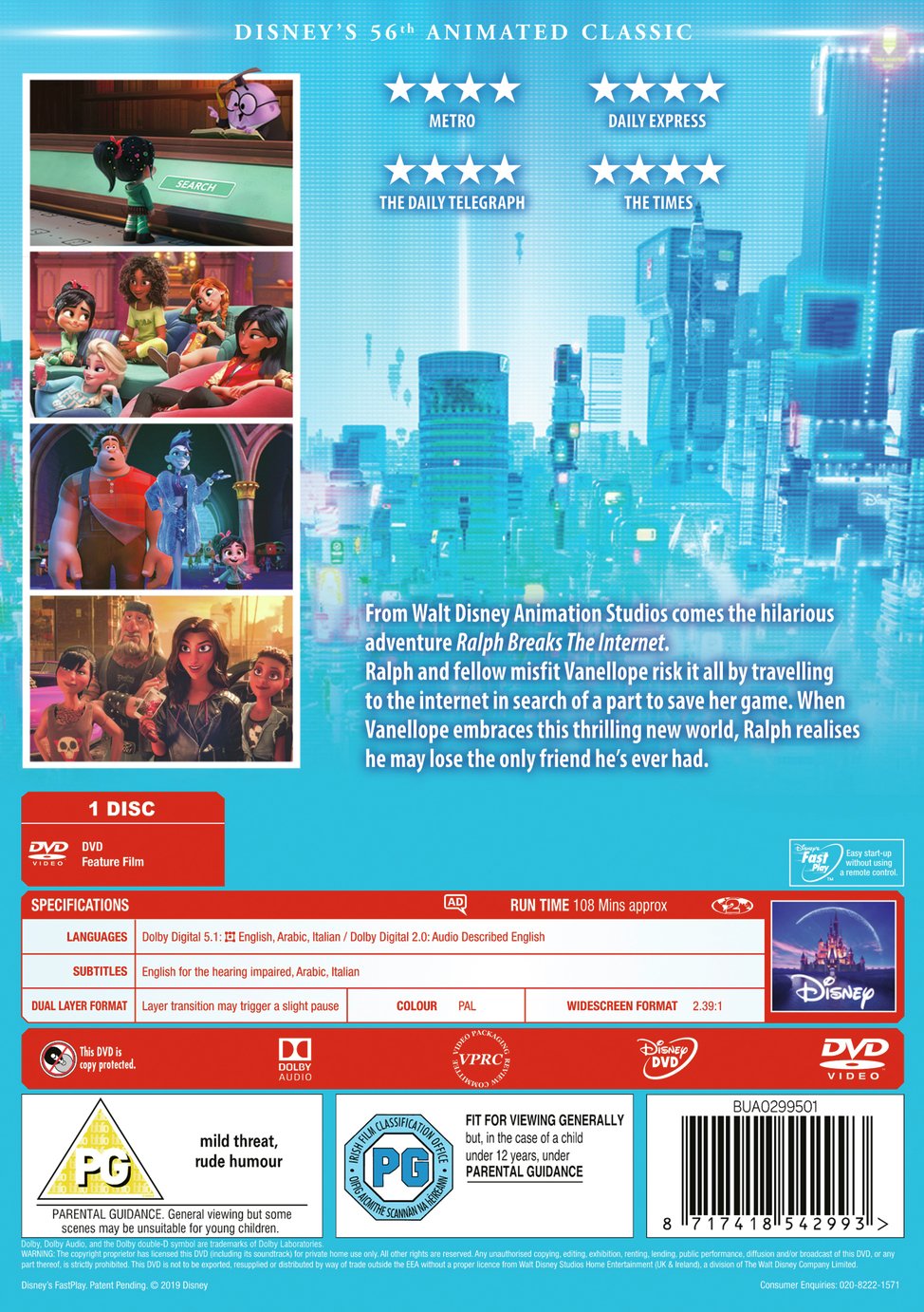 Ralph Breaks the Internet DVD Review