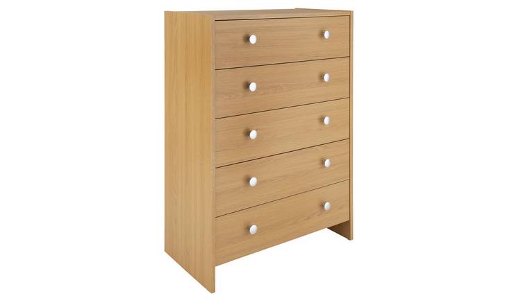 Argos chest of drawers shop oak