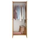 Argos home seville 2 deals door open shelf wardrobe