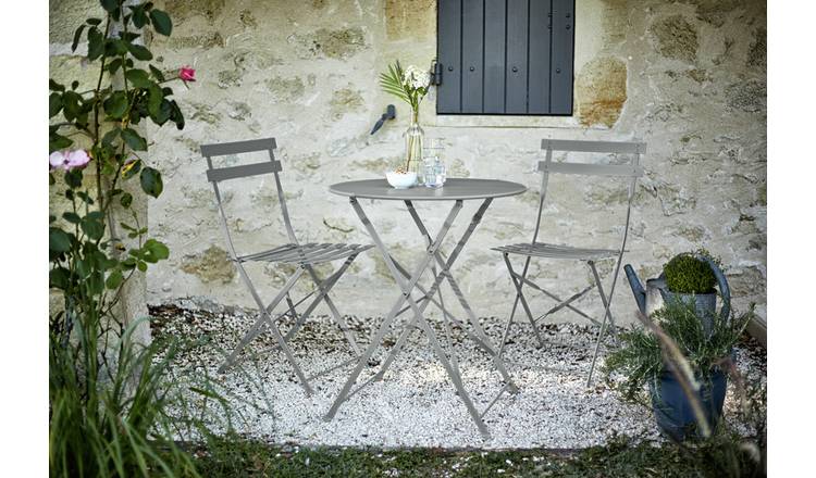 Argos folding garden table and online chairs