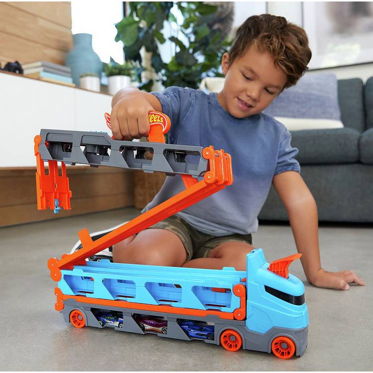 Hot Wheels Speedway Hauler Storage Carrier - Stores 20+ Cars 0