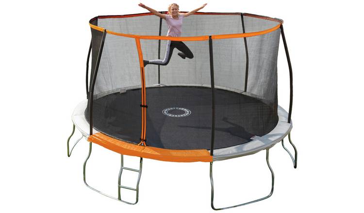 Sportspower 14ft Outdoor Kids Trampoline with Enclosure