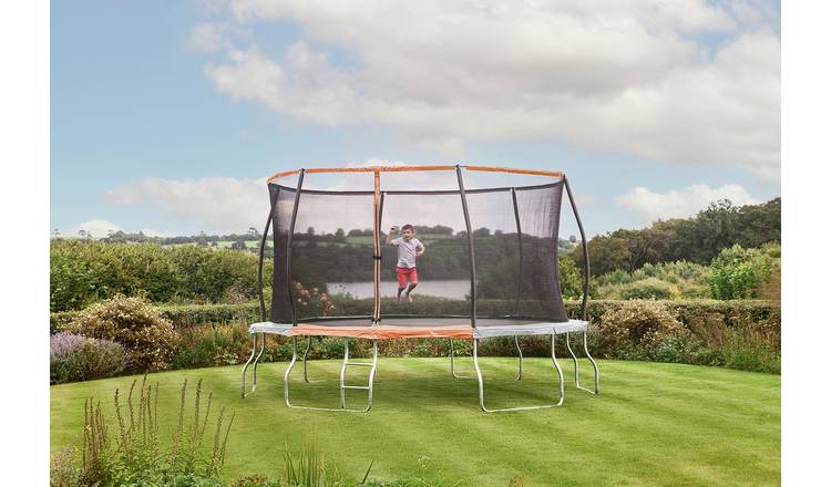 Sportspower 14ft Outdoor Kids Trampoline with Enclosure from Argos' garden toy range