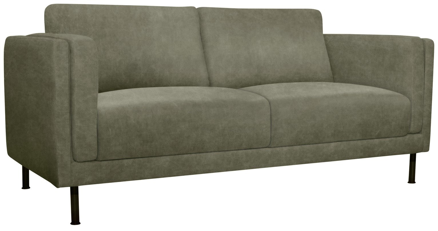 Argos Home Hugo 3 Seater Faux Leather Sofa Review