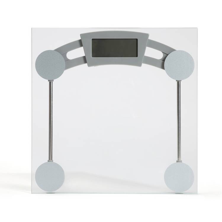 Argos Home Glass Digital Bathroom Scales - Clear 0