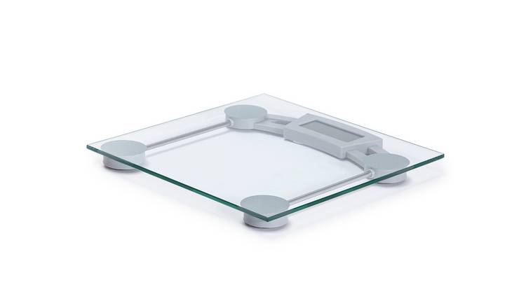 Habitat Glass Digital Bathroom Scales - Clear