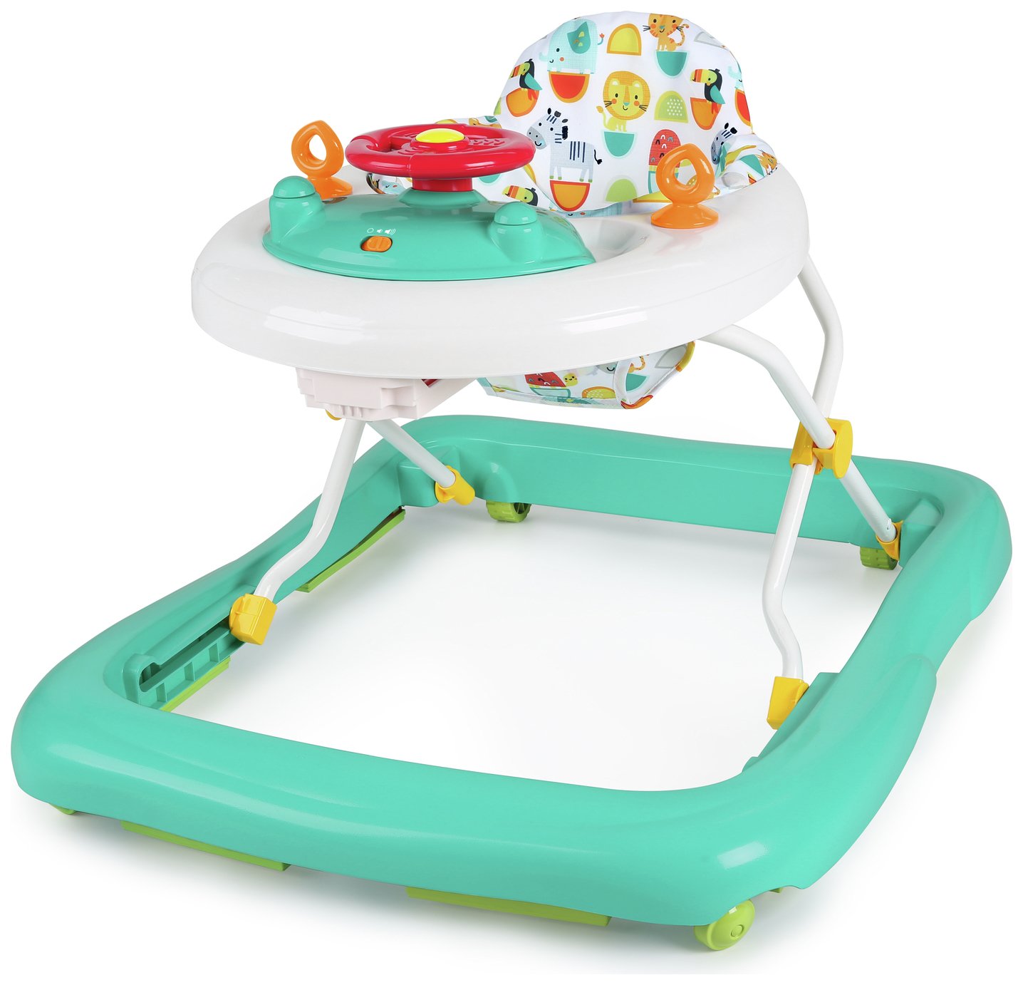 Chad Valley Jungle Deluxe Baby Walker With Lights & Sounds