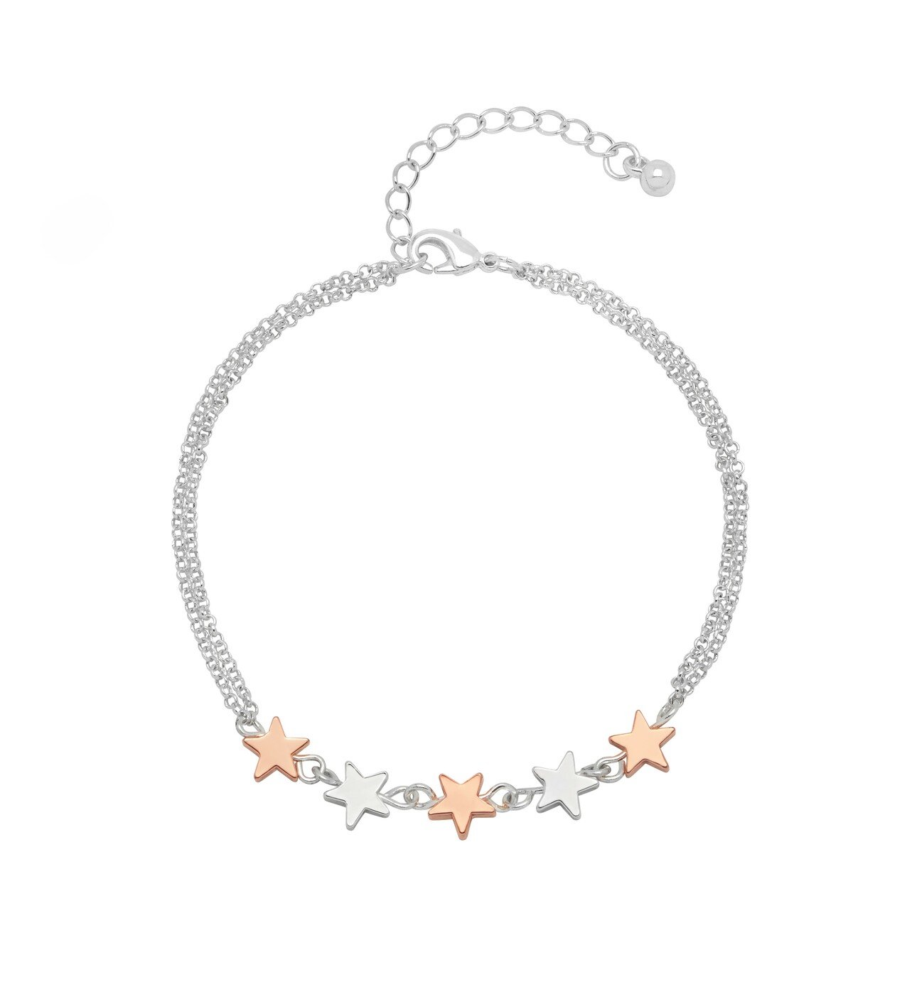 Amelia Grace Silver & Rose Colour Star Bracelet Review