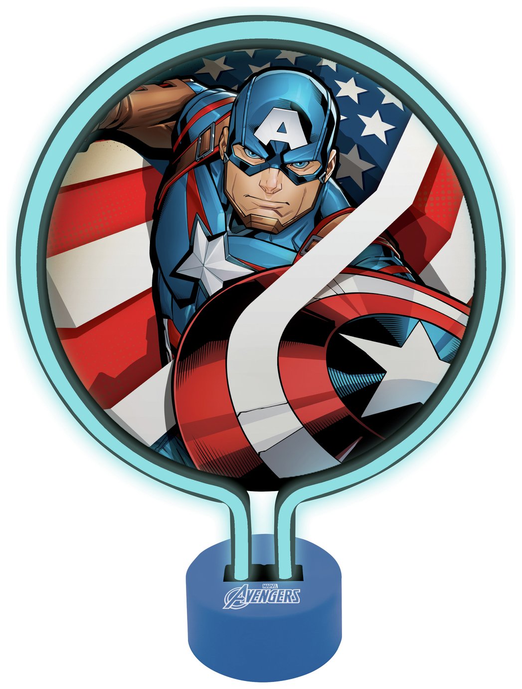 Disney Avengers Kids Neon Light - Blue