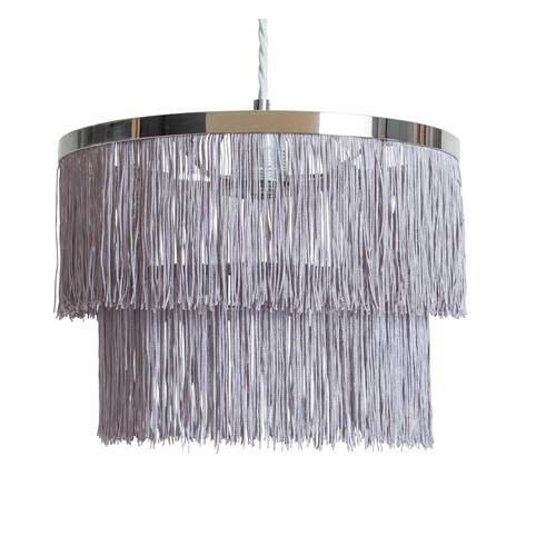 Buy Argos Home Fringe 2 Tier Easy Fit Shade Lamp Shades Argos