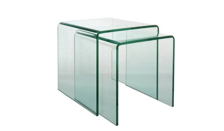 Glass nest of deals tables