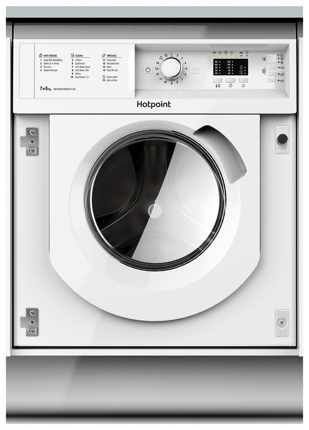 Hotpoint BIWDHL7128 7KG / 5KG 1200 Spin Washer Dryer - White
