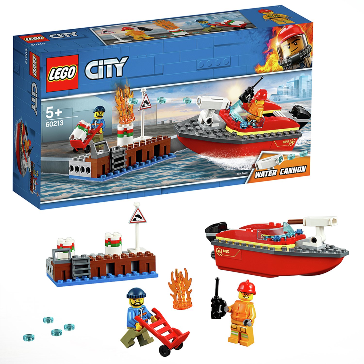 LEGO City Fire Dock Side Fire Toy Boat Playset review