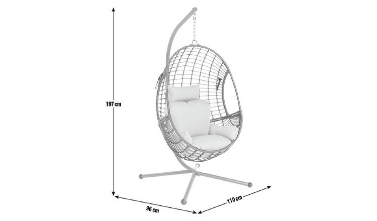 Argos double outlet egg chair