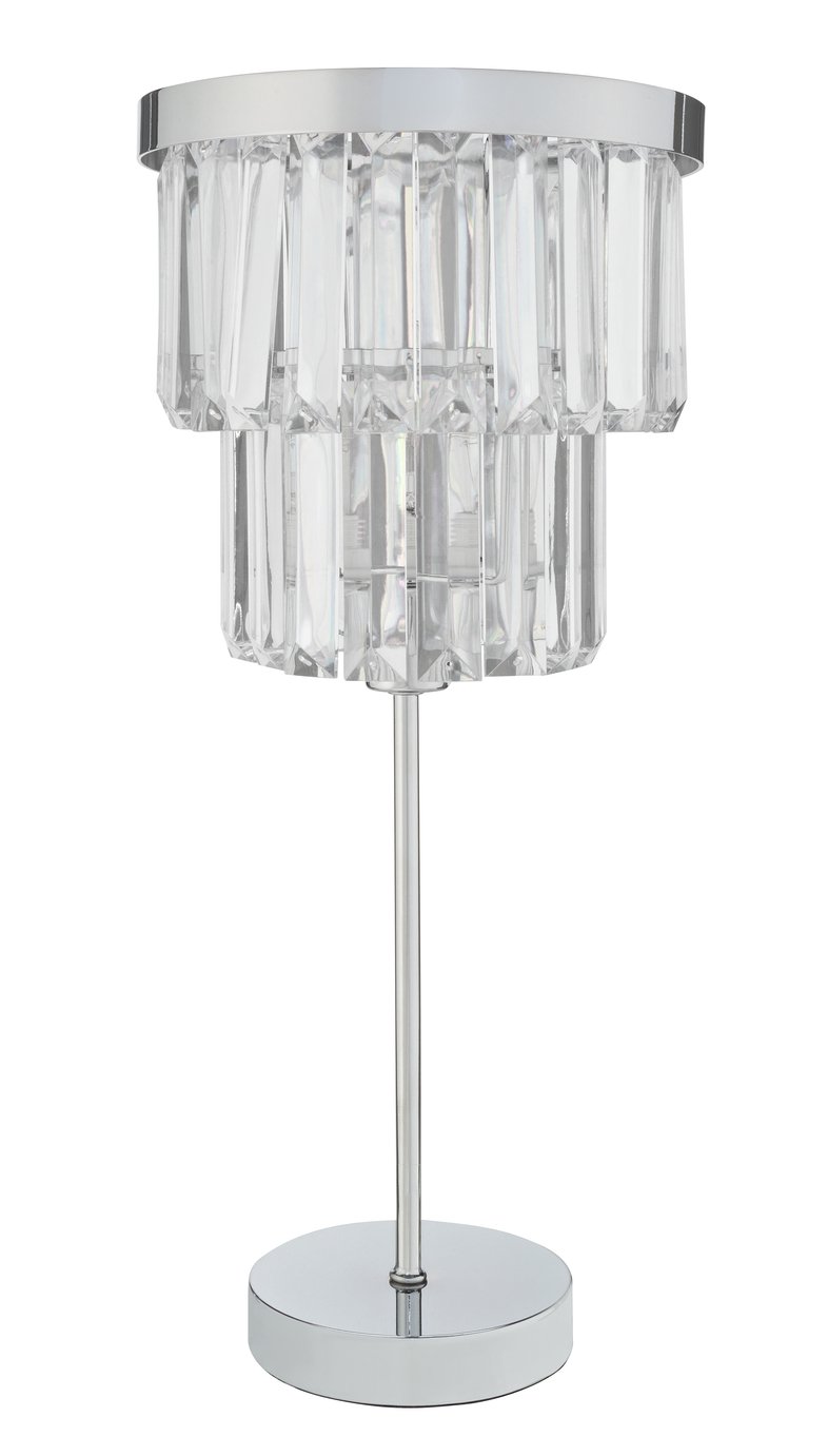 Argos Home Savannah Table Lamp - Chrome