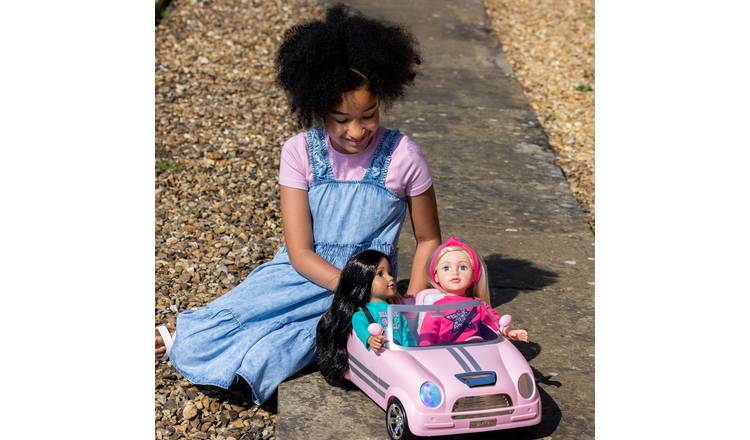 Buy Designafriend Dolls Toy Car Matt Pink Doll accessories Argos