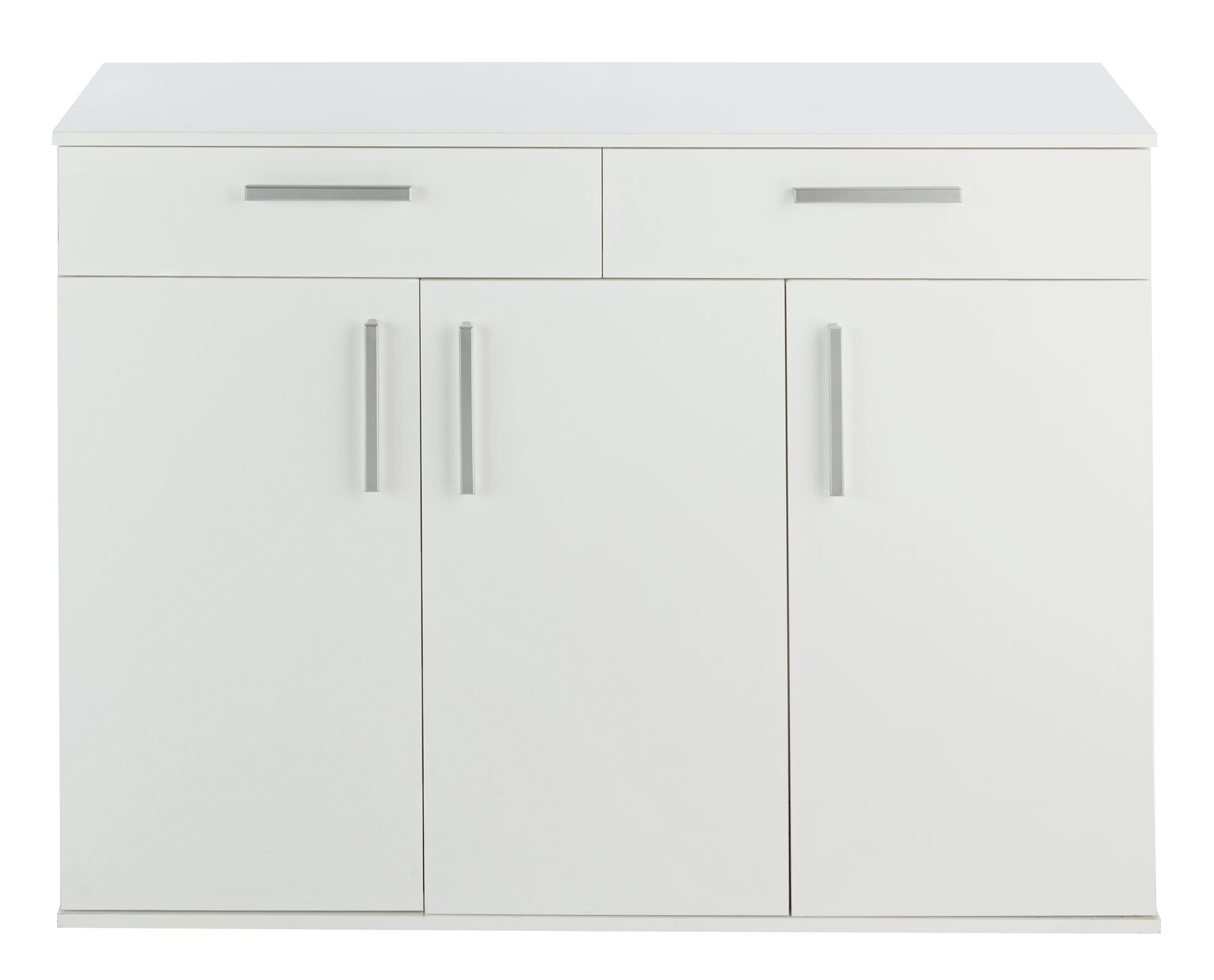 Argos Home Venetia Large 3 Door 2 Drawer Shoe Cabinet -White Review