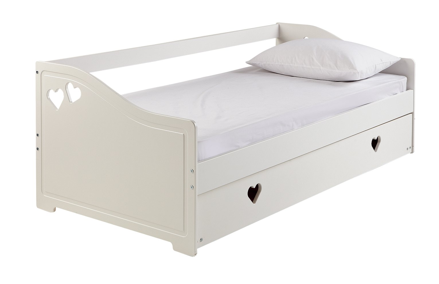 Argos Home Mia White Day Bed & 2 Kids Mattresses Reviews