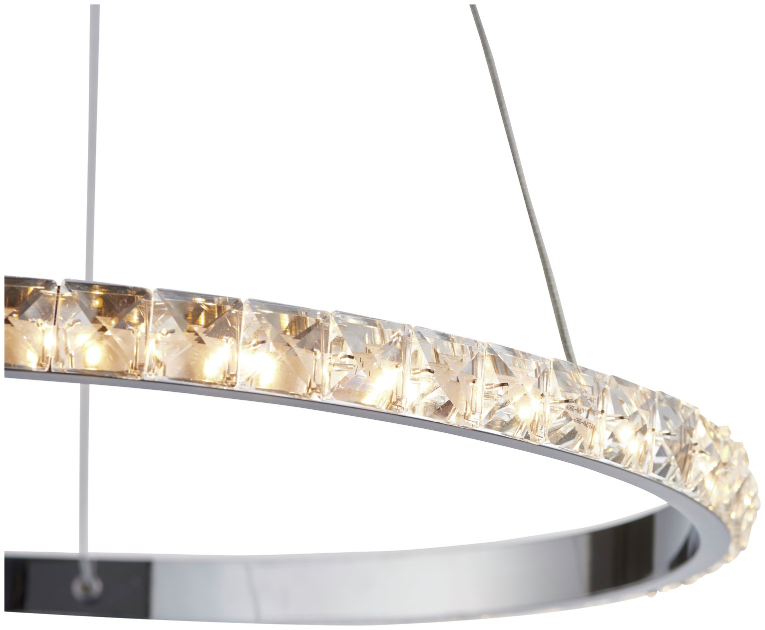 Argos Home Bronwen Glass LED Ring Ceiling Pendant Light Reviews