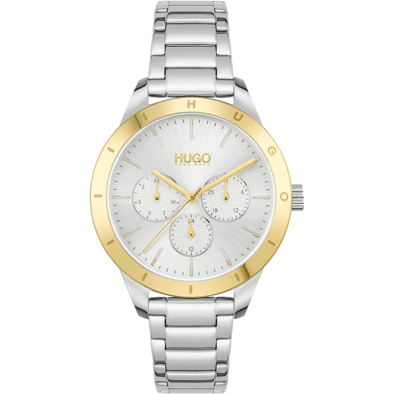 HUGO Ladies Two Tone Stainless Steel Bracelet Watch