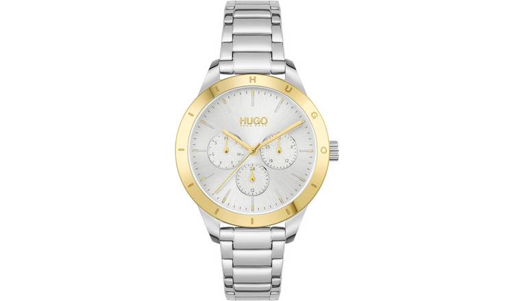 Buy HUGO Ladies Two Tone Stainless Steel Bracelet Watch Womens watches Argos