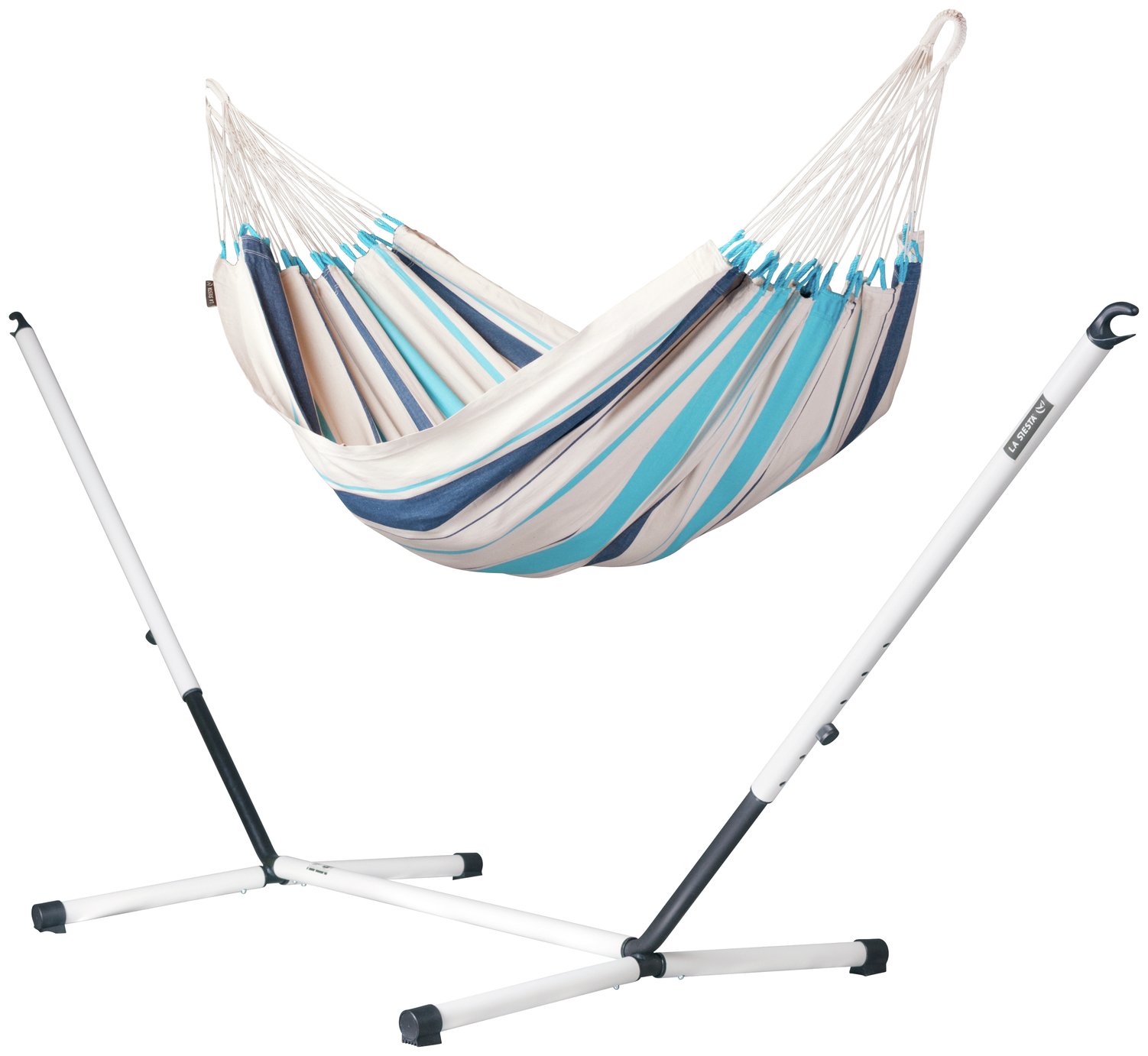 La Siesta Caribena Single Hammock - Aqua Blue