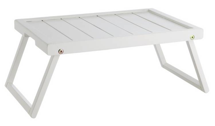 White breakfast in on sale bed tray