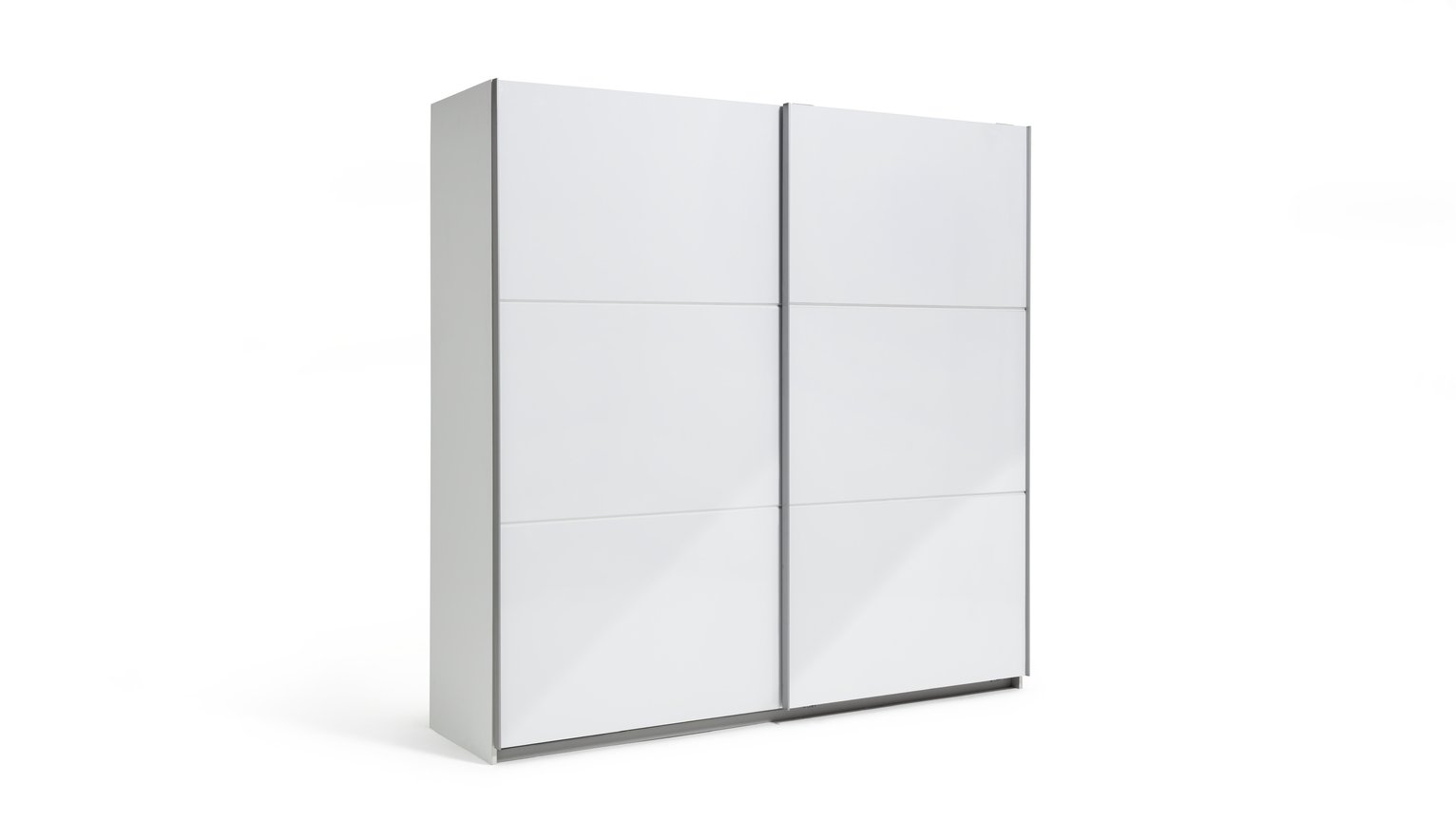 Argos Home Holsted White Gloss Extra Large Sliding Wardrobe Reviews