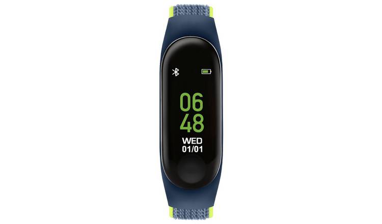 Tikkers Series 1 Kids Smart Fitness Tracker Blue Velcro