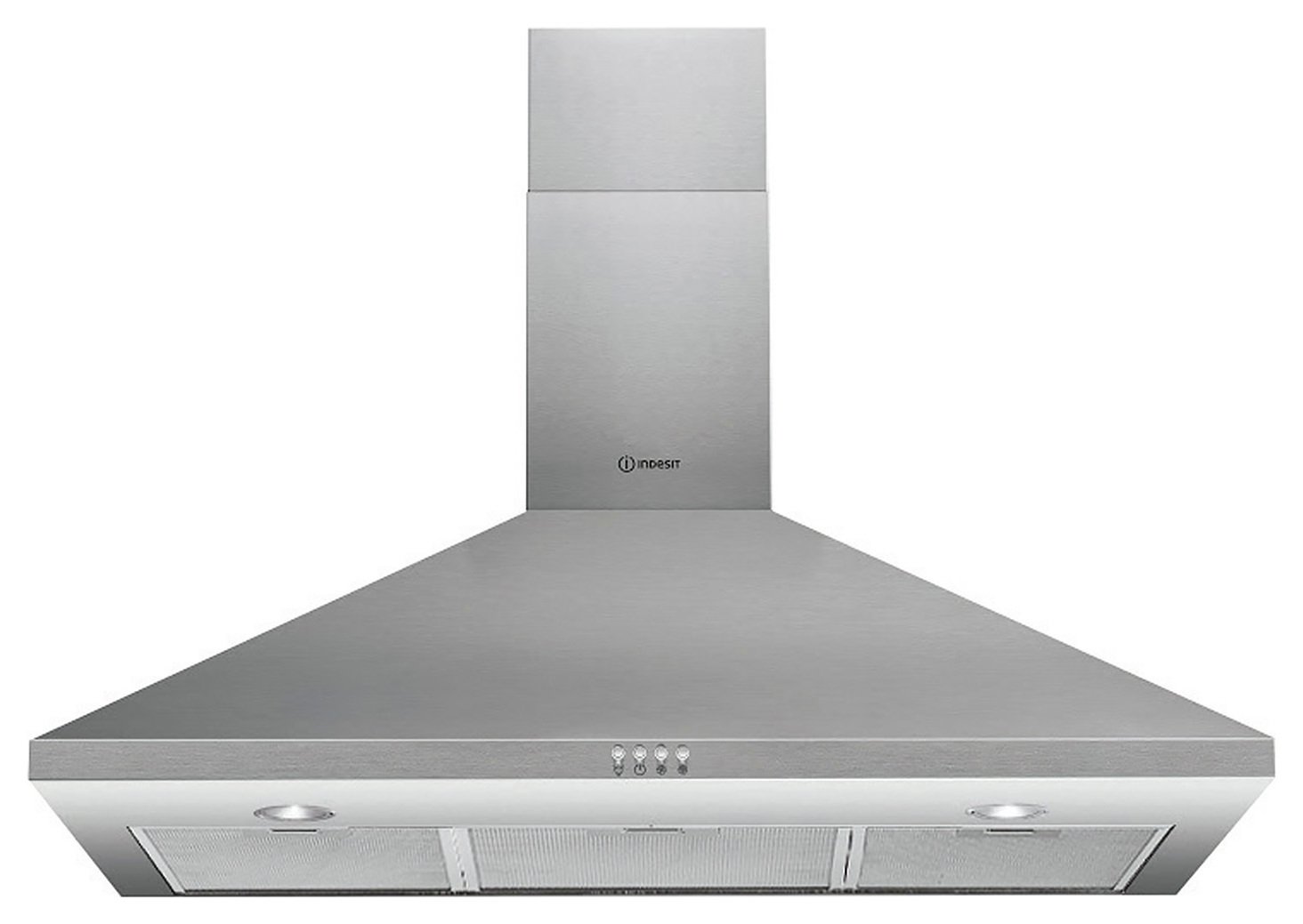 Indesit IHPC 9.4LMX 90cm Cooker Hood - Stainless Steel