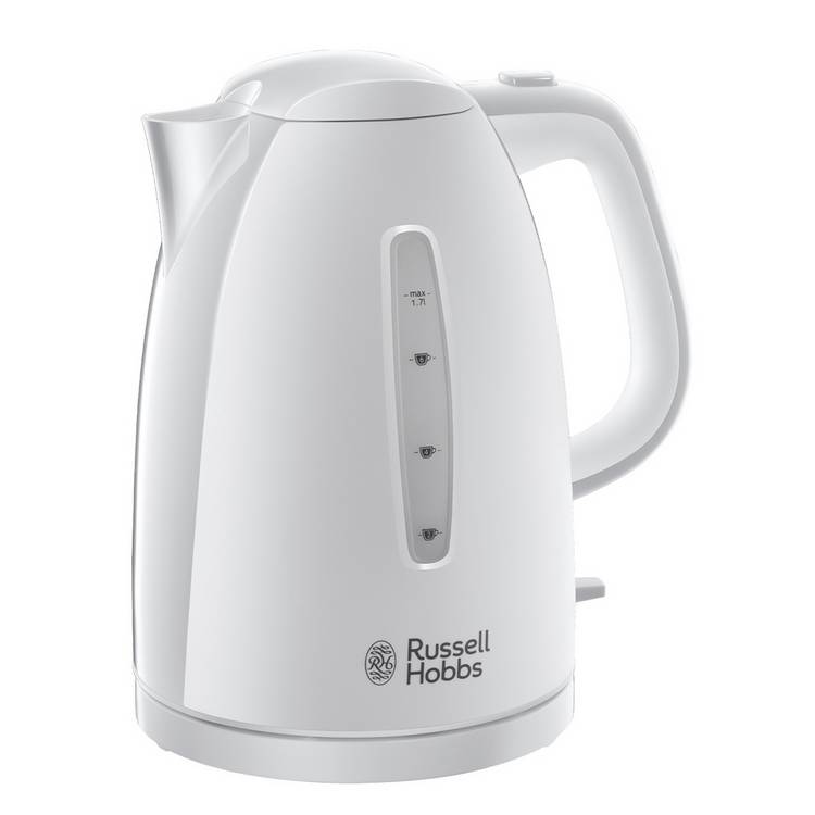 Russell Hobbs Textures White Plastic Kettle 21270 0