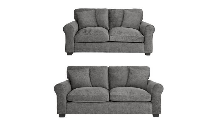 Buy Argos Home Tammy Fabric 2 Seater And 3 Seater Sofa Charcoal Sofa Sets Argos