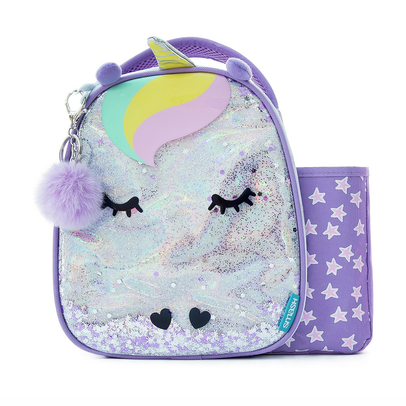 unicorn lunch bag with bottle holder