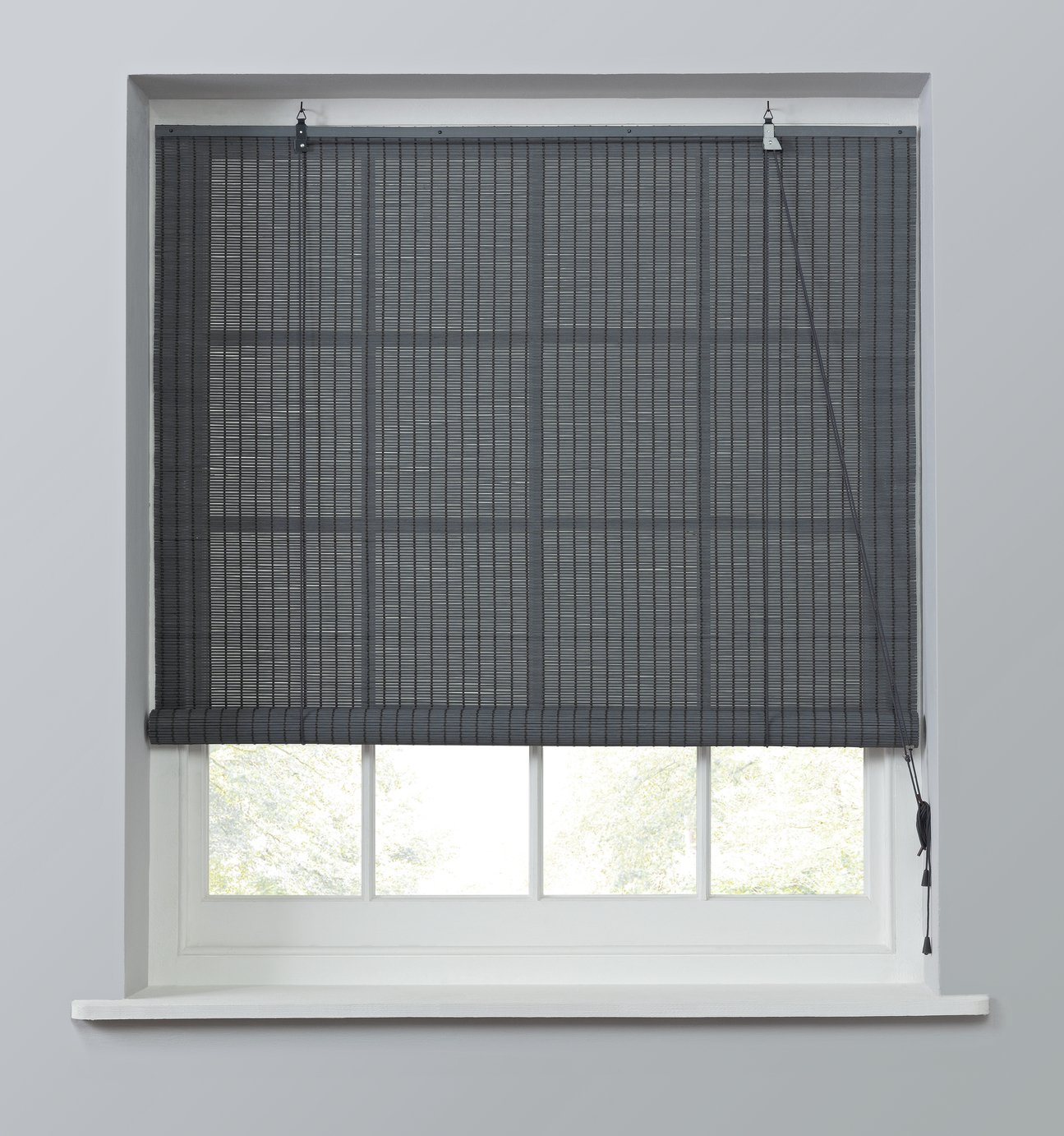 Habitat Bamboo Roller Blind 3ft Grey (8873174) Argos Price