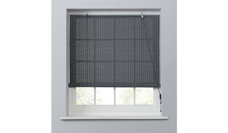 Buy Argos Home Bamboo Roller Blind 3ft Grey Blinds Argos