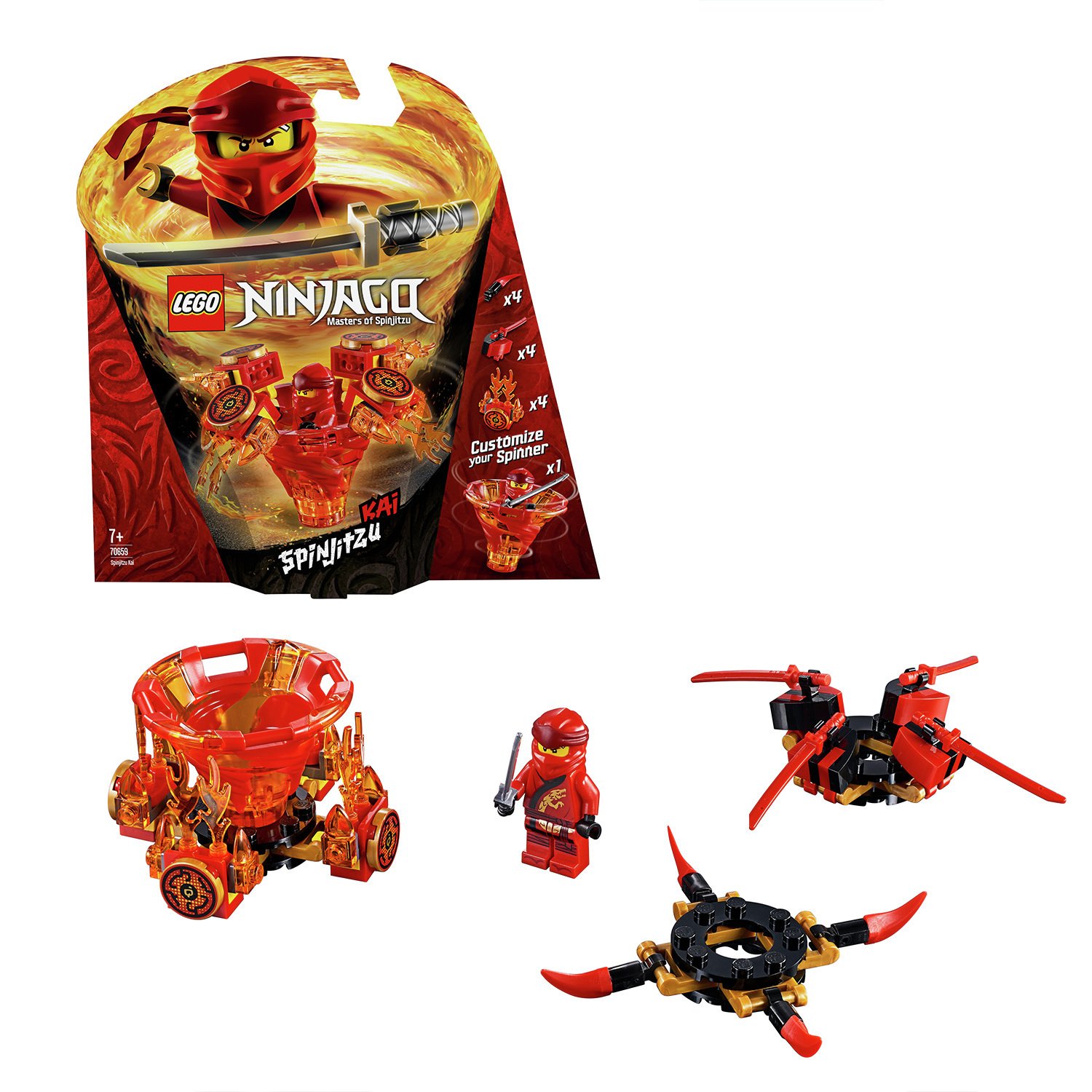 LEGO Ninjago Spinjitzu Kai Ninja Toy - 70659