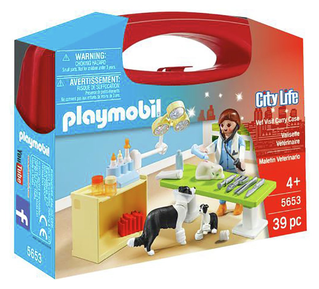 Playmobil 5653 City Life Small Vet Carry Case